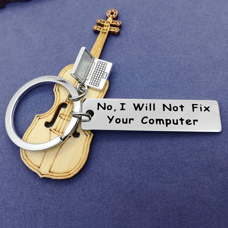 Baipilu Computer Programmer Gift Keyring Funny Keyring Gift No I