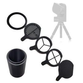 Seestar S50 Dew Shield Premium Accessory Kit, Dew Shield, Dust Cap, Bahtinov Focus mask, Diffraction Spike Masks, Adapter, Best Seestar Accessory Kit (S50PremKitBLACK)