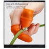 Silicone Thumb Knife Stainless Steel Thumb Knife Picker for Peel