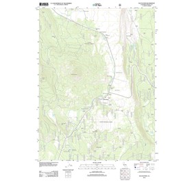California Maps - 2012 Old Station, CA - USGS Historical Topographic Wall Art : 24in x 30in, Large Wall Art Map