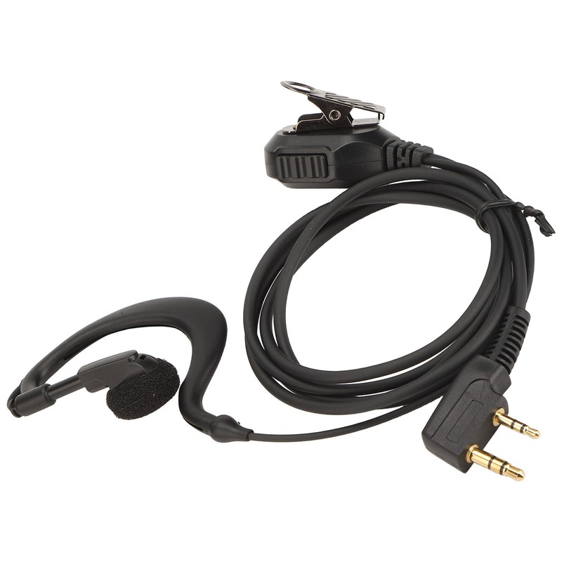 Two Way Radio Earpiece Universal K Head 2 Pin Electroplating