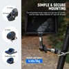 NEEWER 6"/15cm Adjustable Magic Arm with Super Clamp, 1/4" &