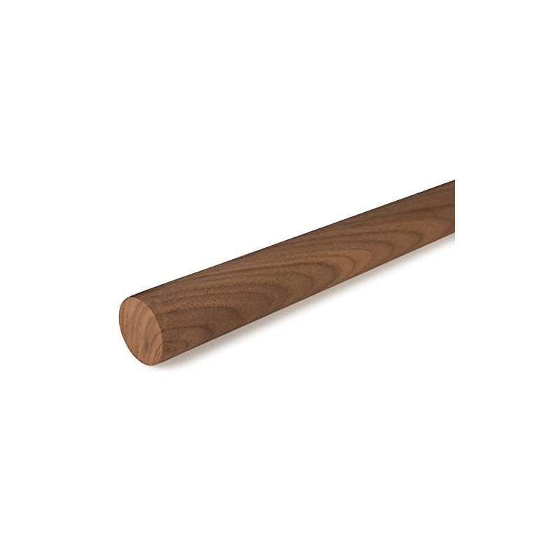 Cindoco Walnut Dowel 1-1/8" Round, Single Piece