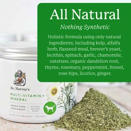 Dr. Harvey's Herbal Multi-Vitamin and Mineral Supplement for Dogs (7 Ounces)