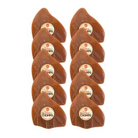 NutriChomps Dog Chews, Ear-Shaped, Easy to Digest, Rawhide-Free Dog Treats, 10 Count, Real Chicken flavor