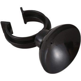 CENPEK Pack of 25 Aquarium Suction Cups Holder Suction Cups Clips Aquarium Pipe Heater Holder Aquarium Air Line Pump Pipe Holder for Air Line Pipe Pipe Wire Black (16 x 30 mm)