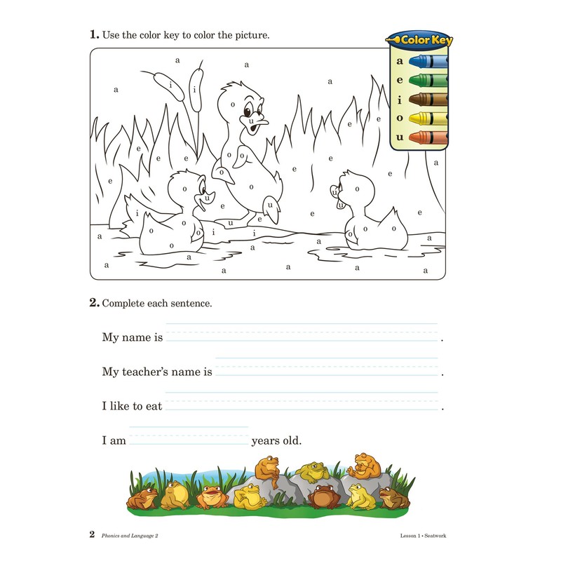 Phonics and Language 2 - Abeka 2nd Grade 2 Phonics,