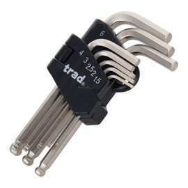 三共コーポレーション trad 8pcs. ボールポイント六角棒レンチセット TBS-8 350108
