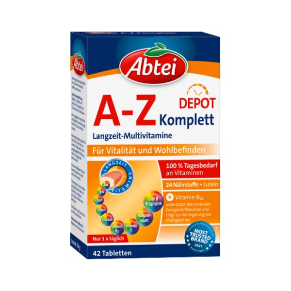 Abtei A-Z Komplett Multivitamine Tabletten 42 St. 50 g