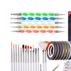 Nail Art Kit Professional Brush Decoration Thread Stamping Sticker Nail