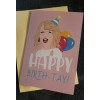 Taylor Swift Blank Inspired Blank Birthday Card