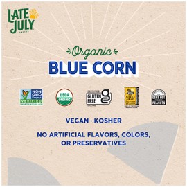 Late July Late July Snacks Organic Blue Corn Tortilla Chips, 10.1 Oz