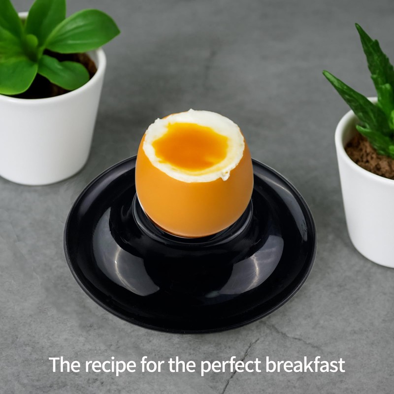 Lot de 4 en coquetiers TERRARIDE Black Egg Cups Set