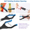 Litter Pickers for Children, Foldable 26” Lightweight Grabber Stick, Helping