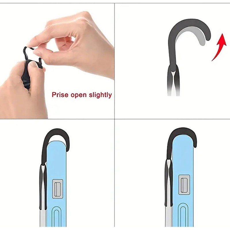 Security Hand Strap Holder for 6-12.9'' Tablet,4 Pcs Tablet Hand