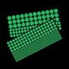sourcing map Glow in The Dark Spot Decals Decor Green
