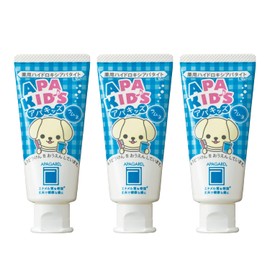 APAGARD Apa Kids Ramune Bugle Prevention Toothpaste, 3 Pieces, 2.1 oz (60 g) (x 3)