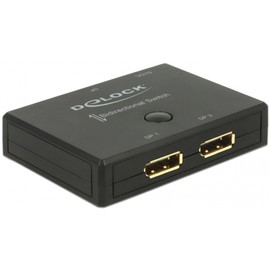Delock 18750 DisplayPort 2-1 Switch Bi-Directional 4K 60Hz
