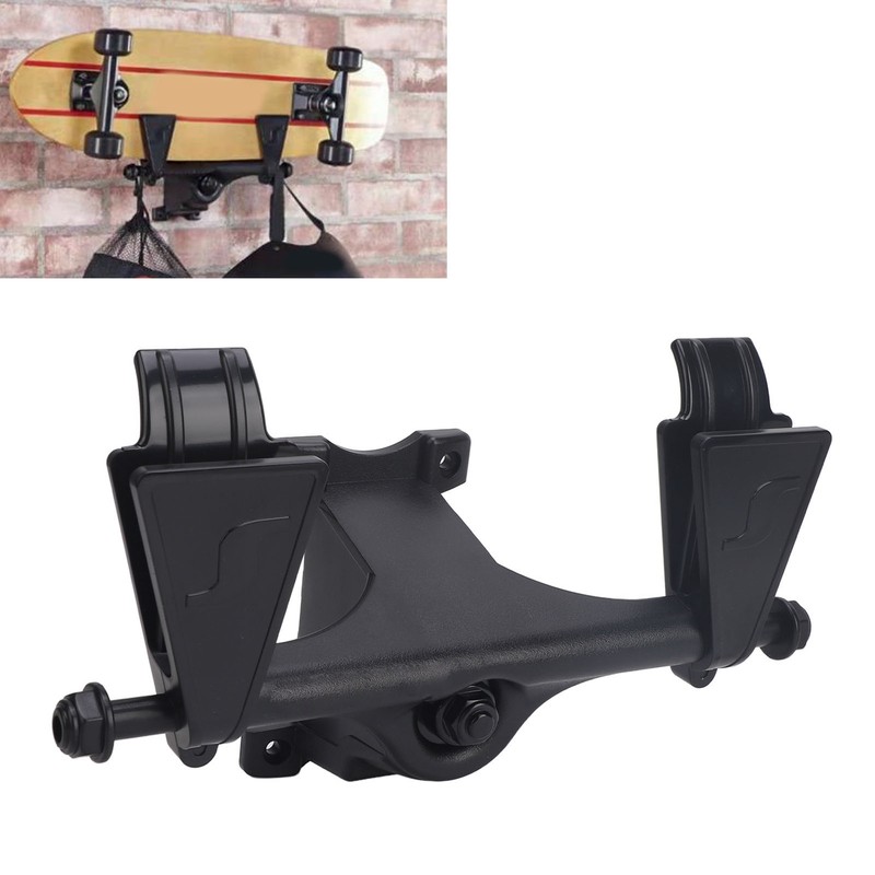 Snowboard Skateboard Wall Mount Display Rack Space Saving Skateboard Storage