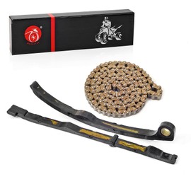 Cam Timing Chain & Guides Kit Compatible with Polaris Predator 500 Outlaw 500 2005 2006 2007 3089599 3089600 3088017