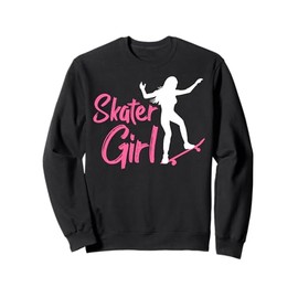 Skateboarding Design For Girls Women Skateboard Skateboarder Sweatshirt