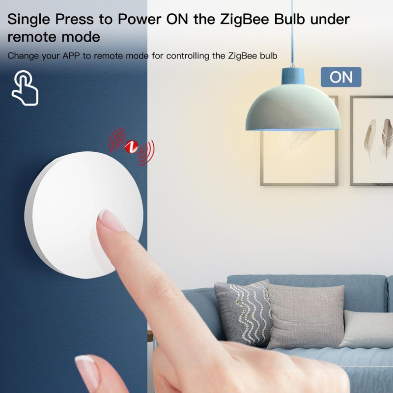 Zigbee Smart Knob Scene Switch for DIY Home Automation Scene