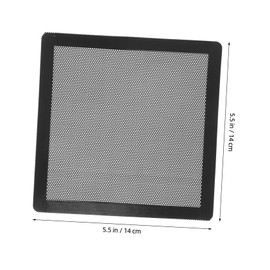 SHINEOFI 10pcs Computer Chassis Dust Covers PVC Mesh Filters for PC Fans Efficient Dust Filtration Durable and Flexible Enhanced Protection for System Longevity