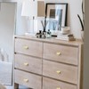 IAFVKAI 4 Pack Gold Cabinet Knobs Brushed Brass Kitchen Knobs