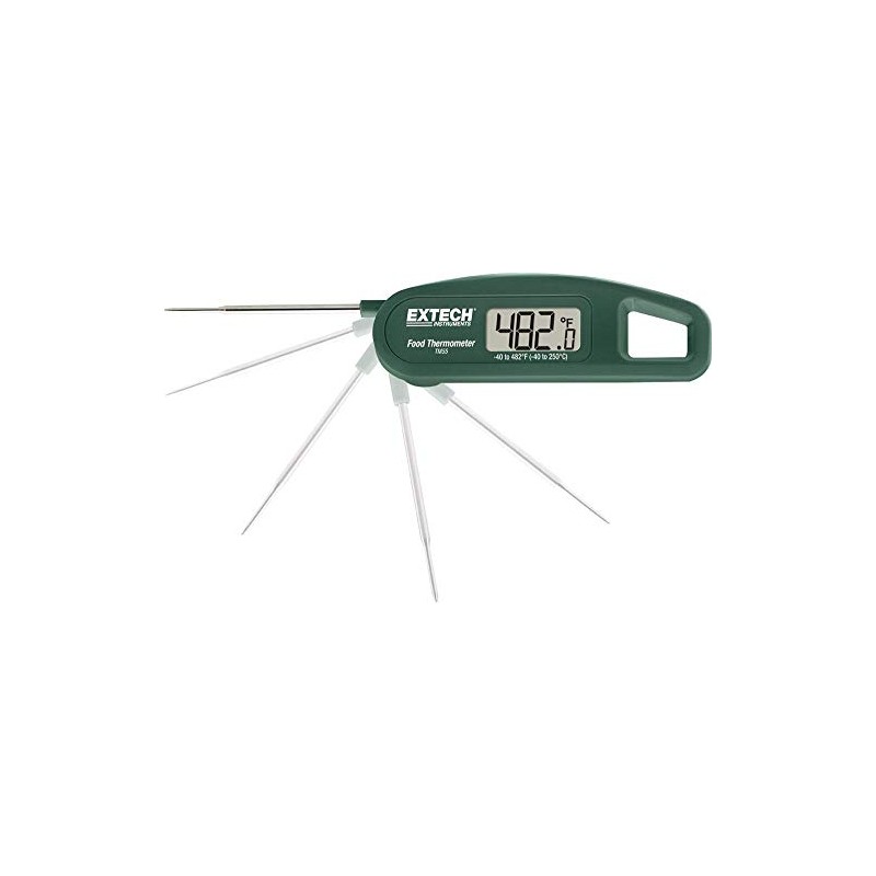 EXTECH TM55 NSF Pocket Fold-Up Food Thermometer, -40 to 482