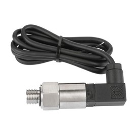 Sensor de Presión, Salida 4-20mA Transmisor de Presión de Silicona G1/4, Rosca 1/8 NPT Acero Inoxidable para Agua Gasóleo (0-1.6MPA)