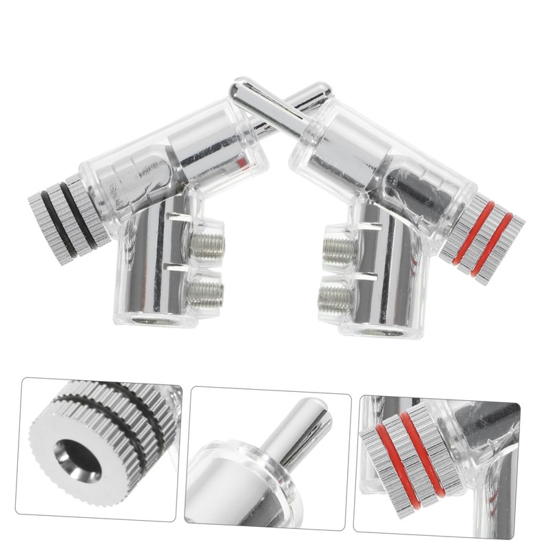LABRIMP 2pcs Solderless Plated Banana Plugs Right Angle Adapter for