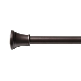 Utopia Alley 72" Aluminum Decorative Finial Rod - In Chrome (Oil Rubbed Bronze)