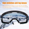 Queshark Ski Goggles, Ski Goggles with Double Spherical Lens, UV400