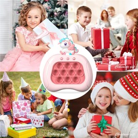 Unicorn Bubble Pop Game,Unicorn Quick Push Bubble Game,Handheld Puzzle Game Sensory Toys Girls Boys Kids Toddler