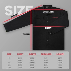 YESWELDER FR Cotton Welding Jacket - Flame Resistant Workwear for Welders XL