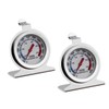 Mikinona 2 Stainless Steel Oven Thermometers Large Easy-to-Read Display for