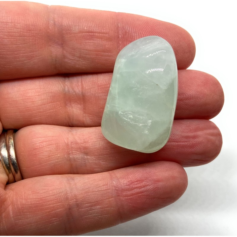 Prehnite Large Crystal Tumbled Stone - 1 Pc