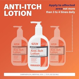 Rugby Loción antipicazón - Alcanfor 0.5% - Mentol 0.5% - Refresca y suaviza - 7.5 onzas líquidas