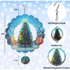3D Christmas Tree Wind Spinners for Yard and Garden Christmas