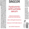 BINGOSPA Anti-Wrinkle Anti-Ageing Hyaluronic Serum 135 g