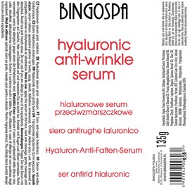 BINGOSPA Anti-Wrinkle Anti-Ageing Hyaluronic Serum 135 g