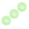 3 Pcs Shower Caps, Reusable Bath Cap with Elastic Band,