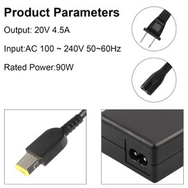 65W Laptop Charger for Lenovo ThinkPad Flex 20 C40-05 C50-30 IdeaCentre-C355 C365 C455 ThinkCentre-Tiny-in-One-23 All-in-One PC Desktop+Supply Cord
