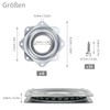 4 Pcs Turntable Turntable Ball Bearing 3 Inch for TV