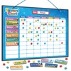 inamio Magnetic Kids Responsibility Reward Chart - Engaging 3D Stars