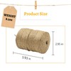 Twine String 600 Feet Long, Jute Rope for Crafts, Hemp