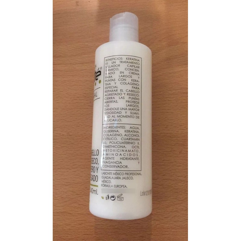 Labonté Keratina La Bonté 120ml Sella Puntas Y Alisa +