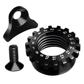 Repair of Front Fork Running Shaft Screw Nut for Fox 32/34 36 SC 15 mm Running Shaft Bicycle Running Shaft Replace Bolts Lock Nut