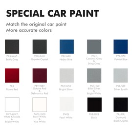 Edantas PW7/GW7 Bright White Touch Up Paint for Jeep Cars, Professional Auto Touch-up Paint Scratch Repair Kit, Automotive Paints Exact Match Compatible with Grand Cherokee/Grand Wagoneer/Wrangler