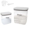 Yomjarl Flour Sugar Storage Containers 2 Pc,Pantry Organizers and Storage